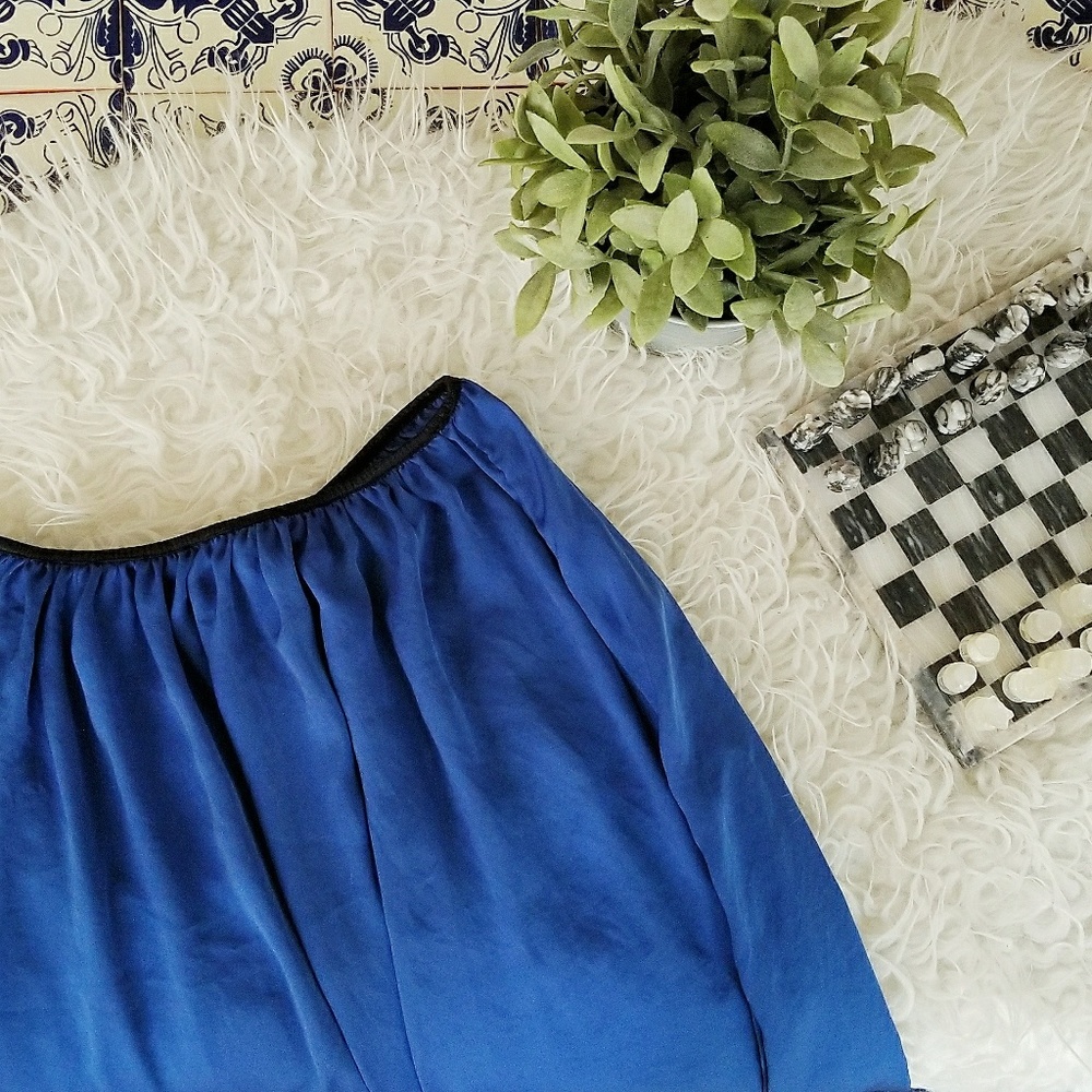 ZARA royal blue maxi skirt